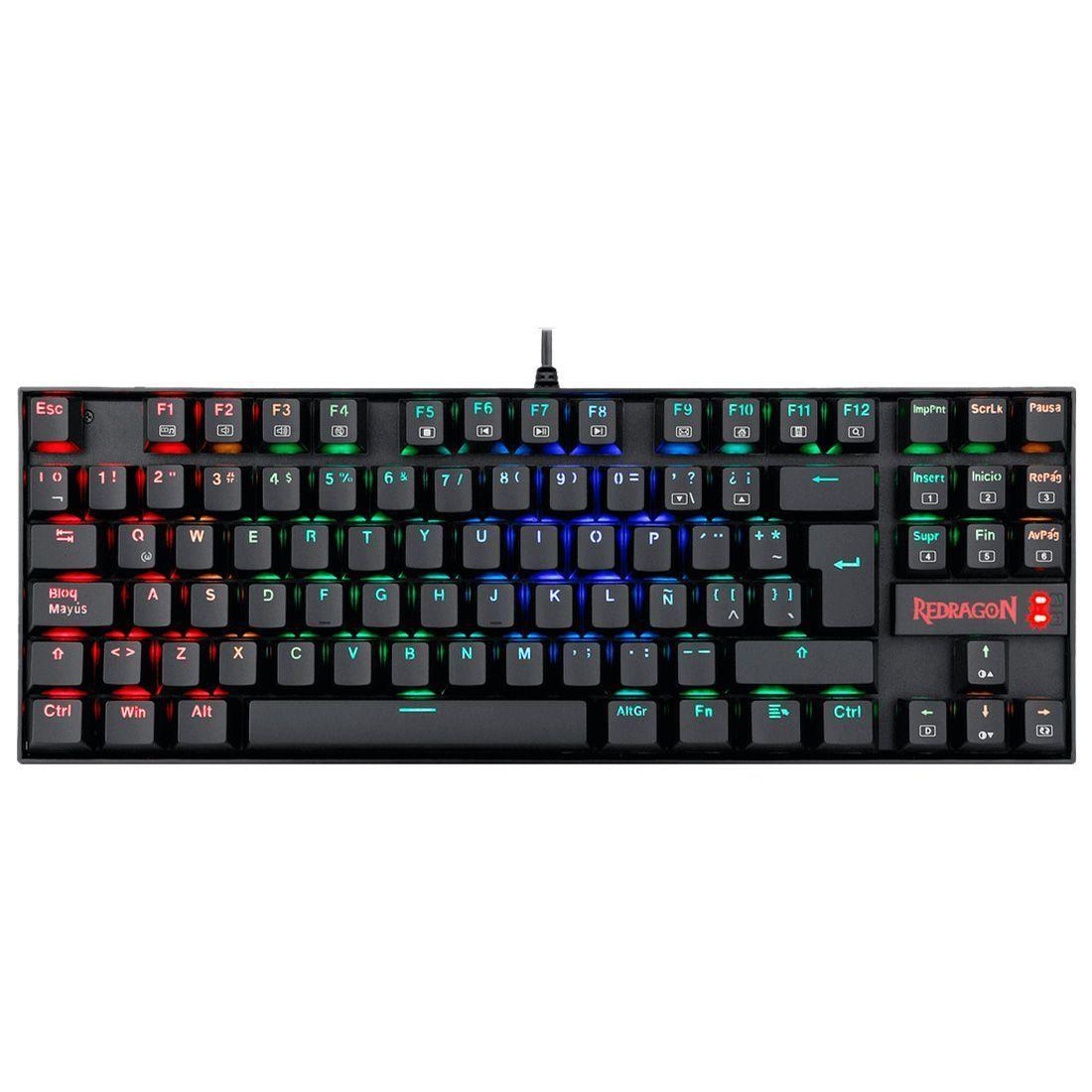 Teclado Gamer Mecánico Redragon Kumara K552 Rainbow-7