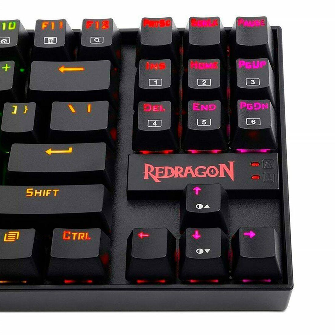 Teclado Gamer Mecánico Redragon Kumara K552 Rainbow-6