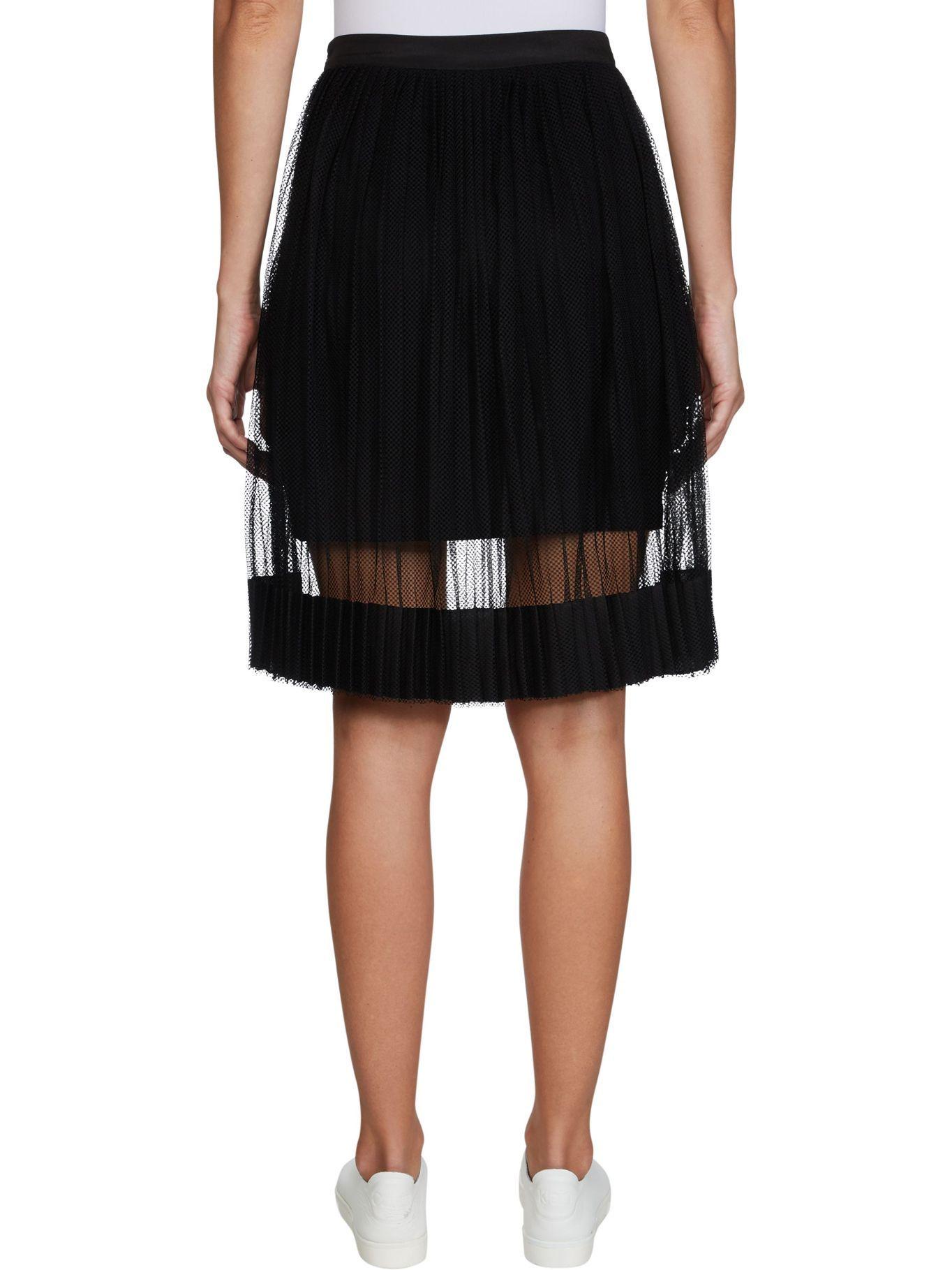 Falda Pleated Negro Calvin Klein-2