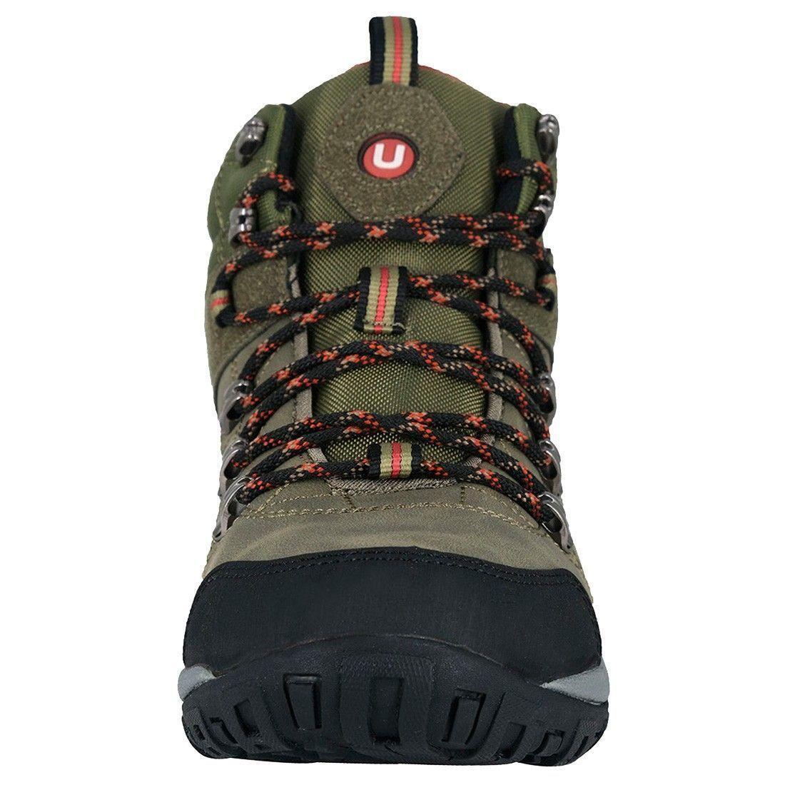 ZAPATILLA OUTDOOR HOMBRE UNISPORT SAMAN VERDE-3