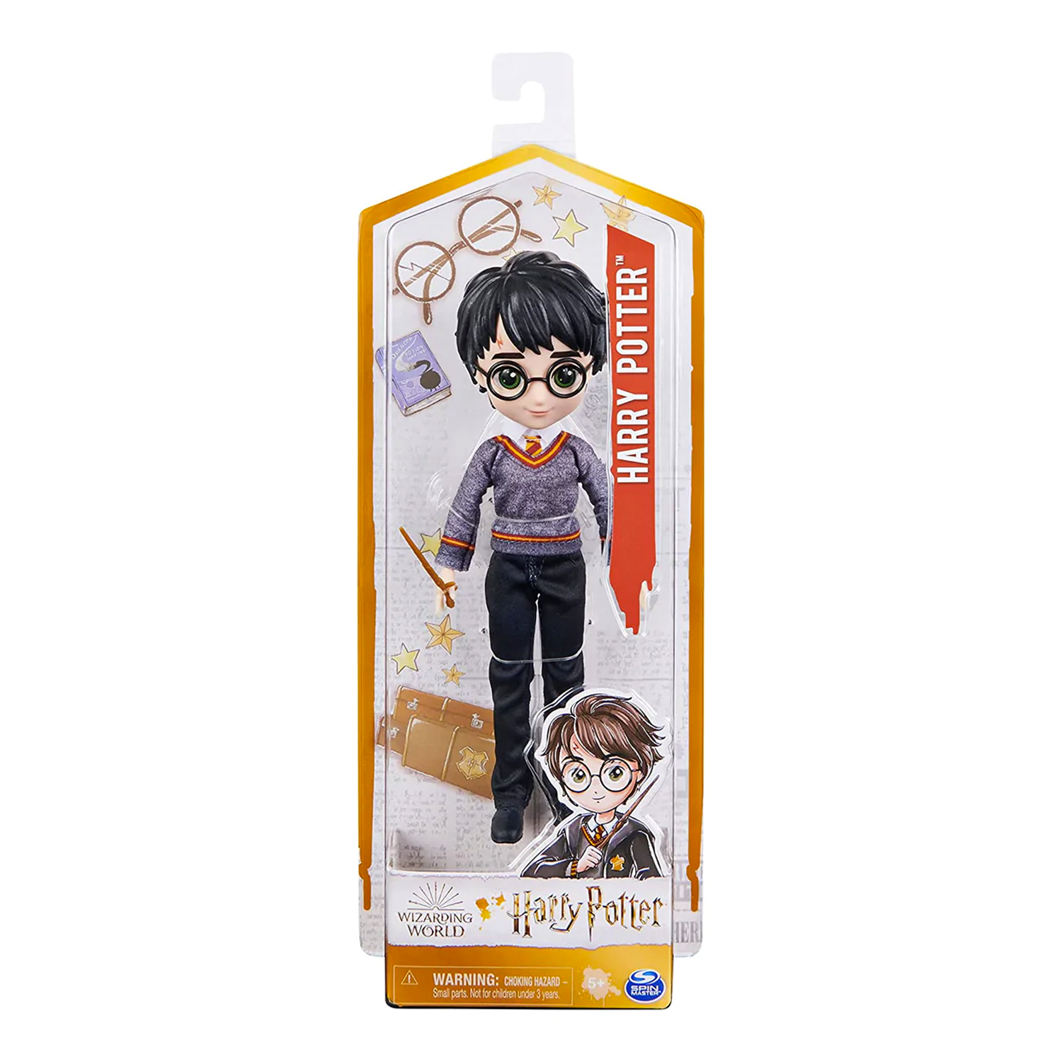Muñeco Harry Potter 20 cm Articulado Incluye Varita-1