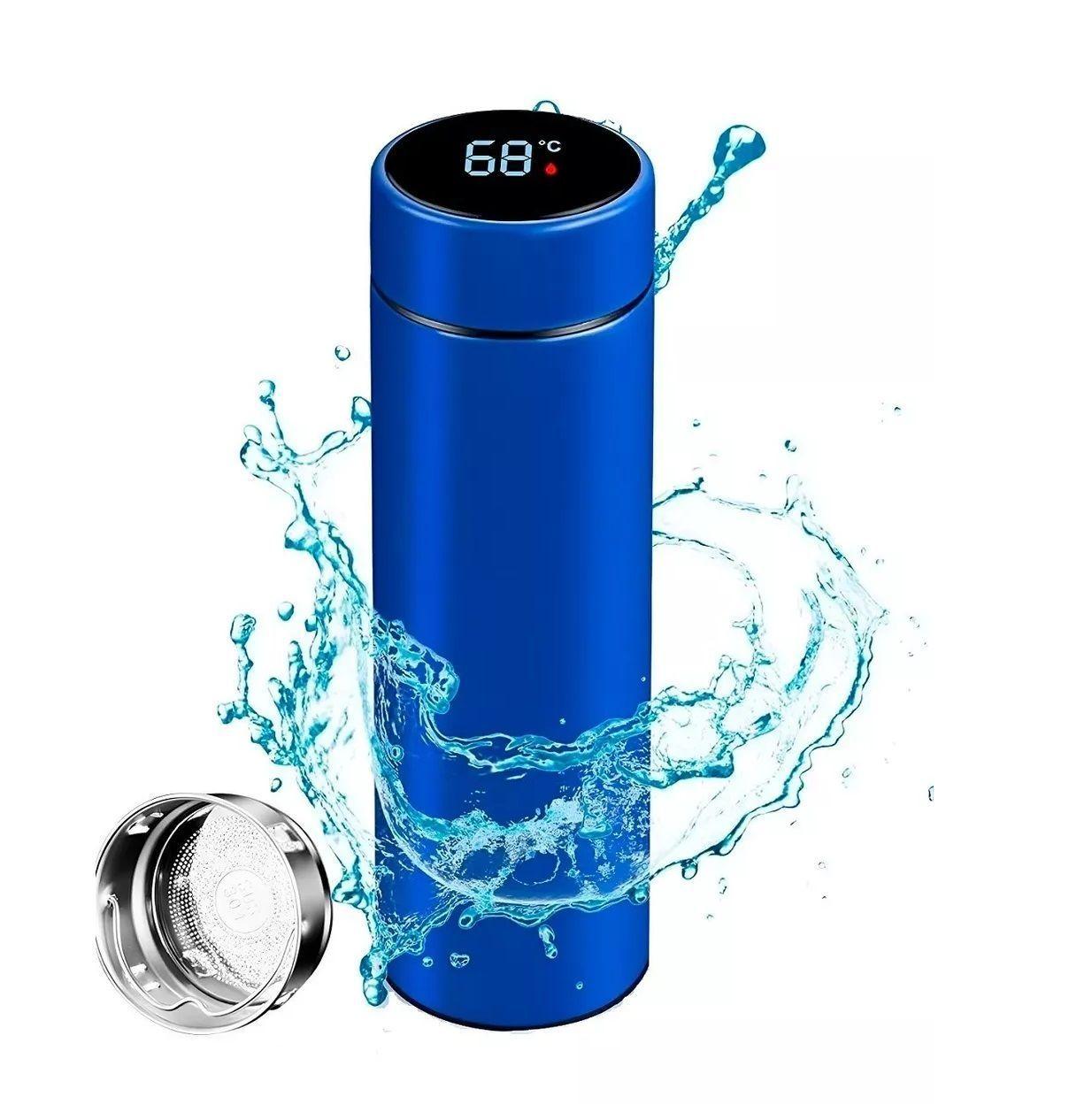 Botella Térmica Portátil Inteligente Azul-1