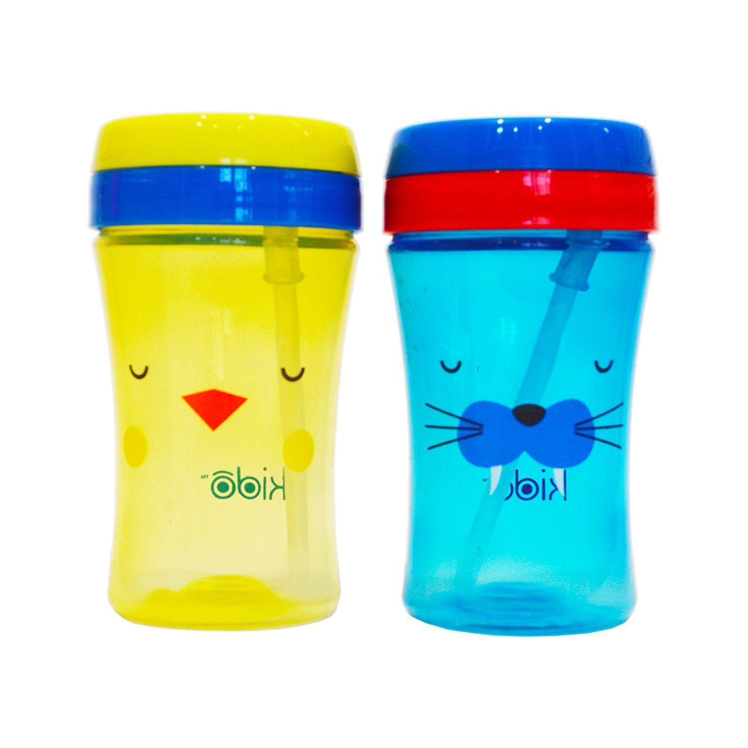Vaso Twist Animal Collection 320 ml Azul - KIDO-3