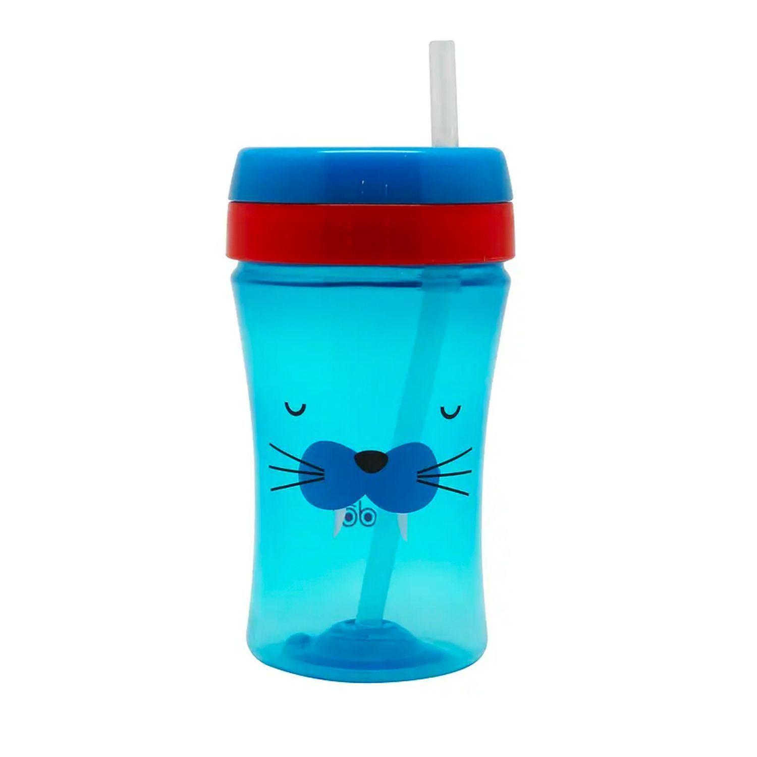 Vaso Twist Animal Collection 320 ml Azul - KIDO-0