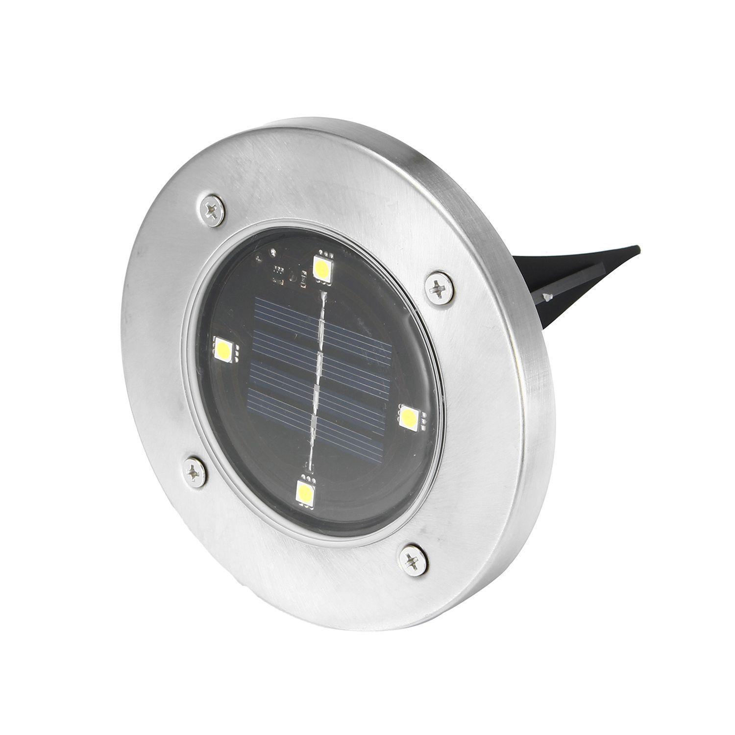 PACK DE 4 ESTACAS SOLARES LED DE JARDÍN-4