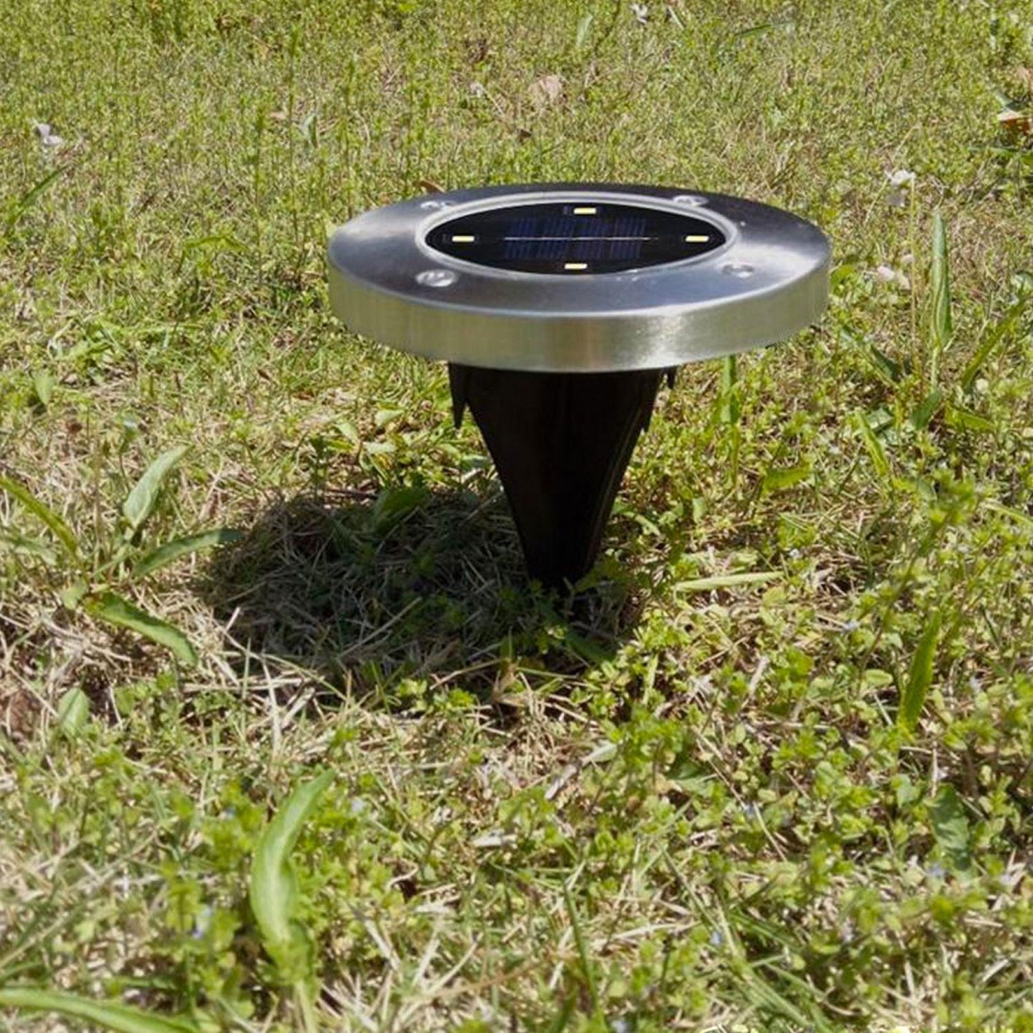 PACK DE 4 ESTACAS SOLARES LED DE JARDÍN-6