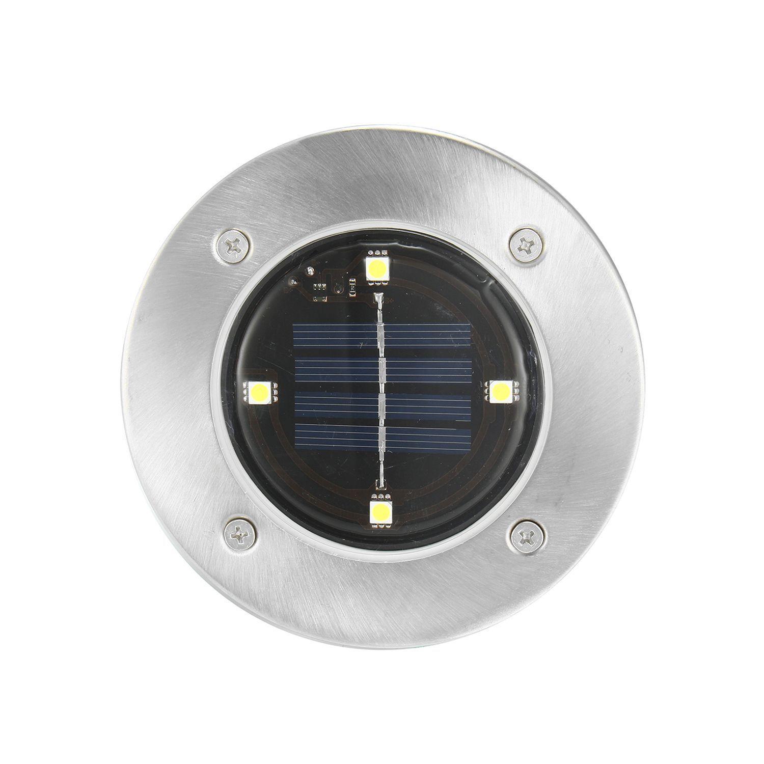 PACK DE 4 ESTACAS SOLARES LED DE JARDÍN-5