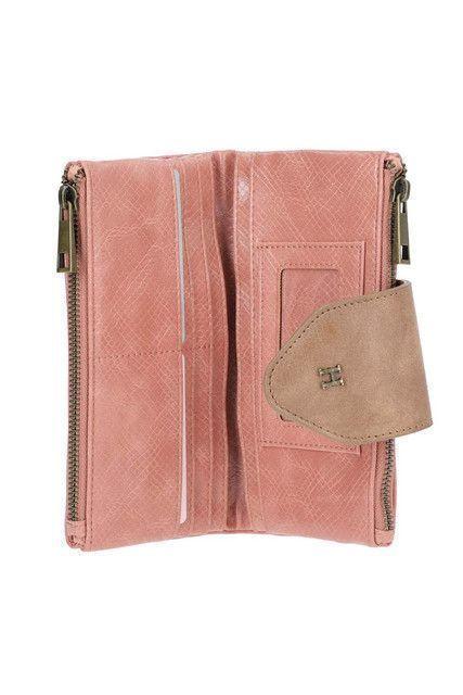 Billetera Grande Rosada Copper Monaco Humana-2