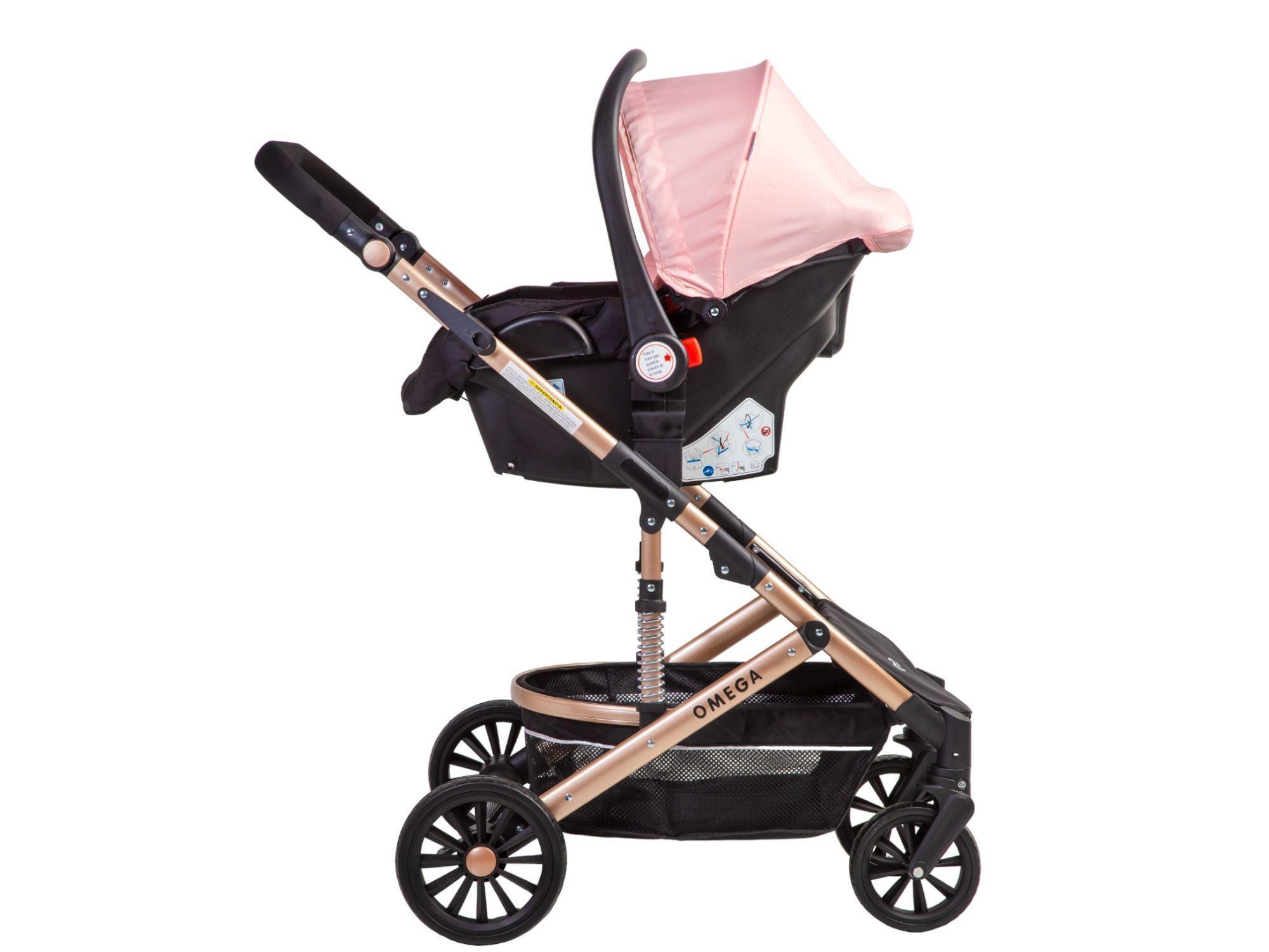 Coche Travel System Omega Pink-3