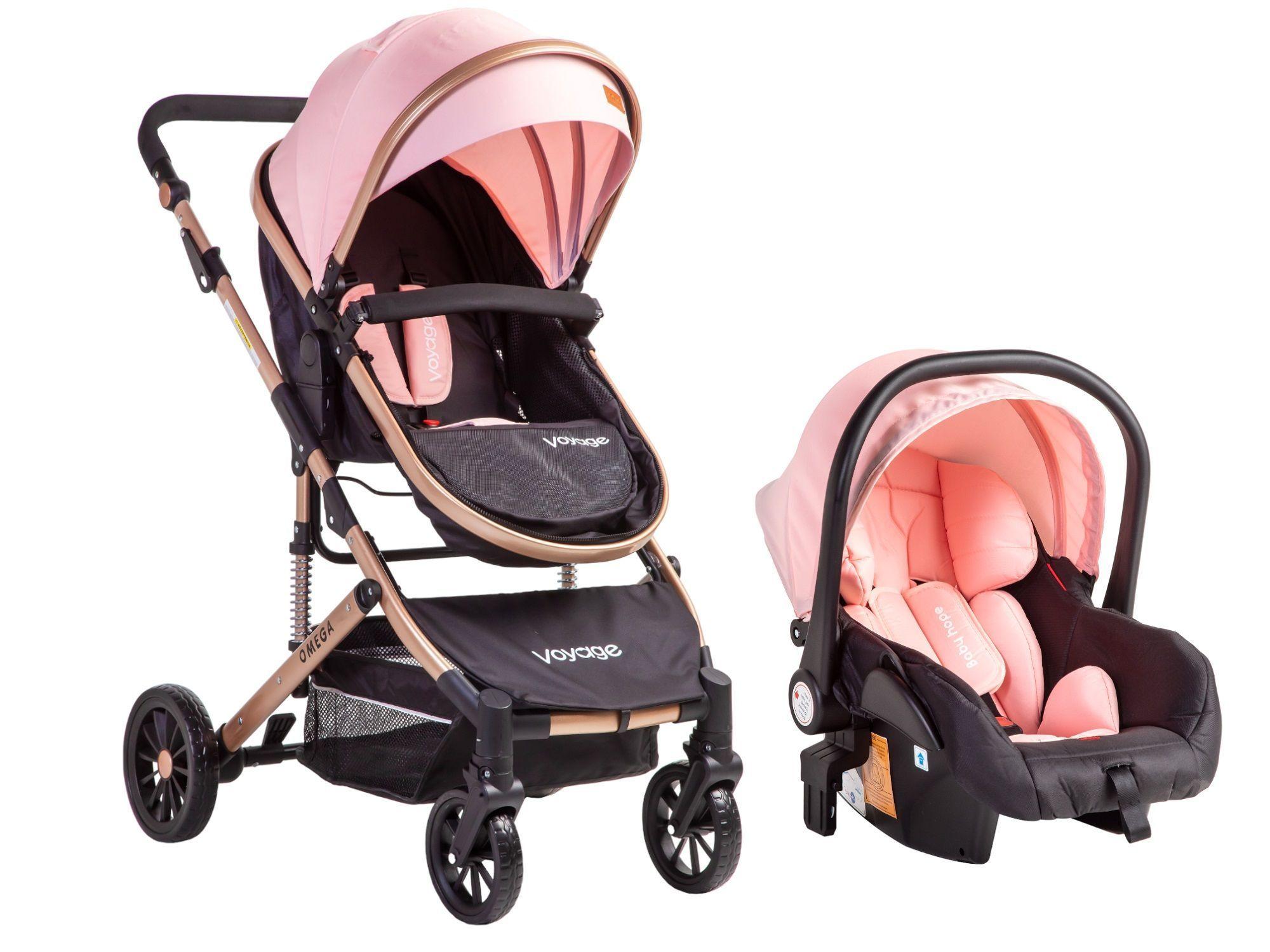 Coche Travel System Omega Pink-2