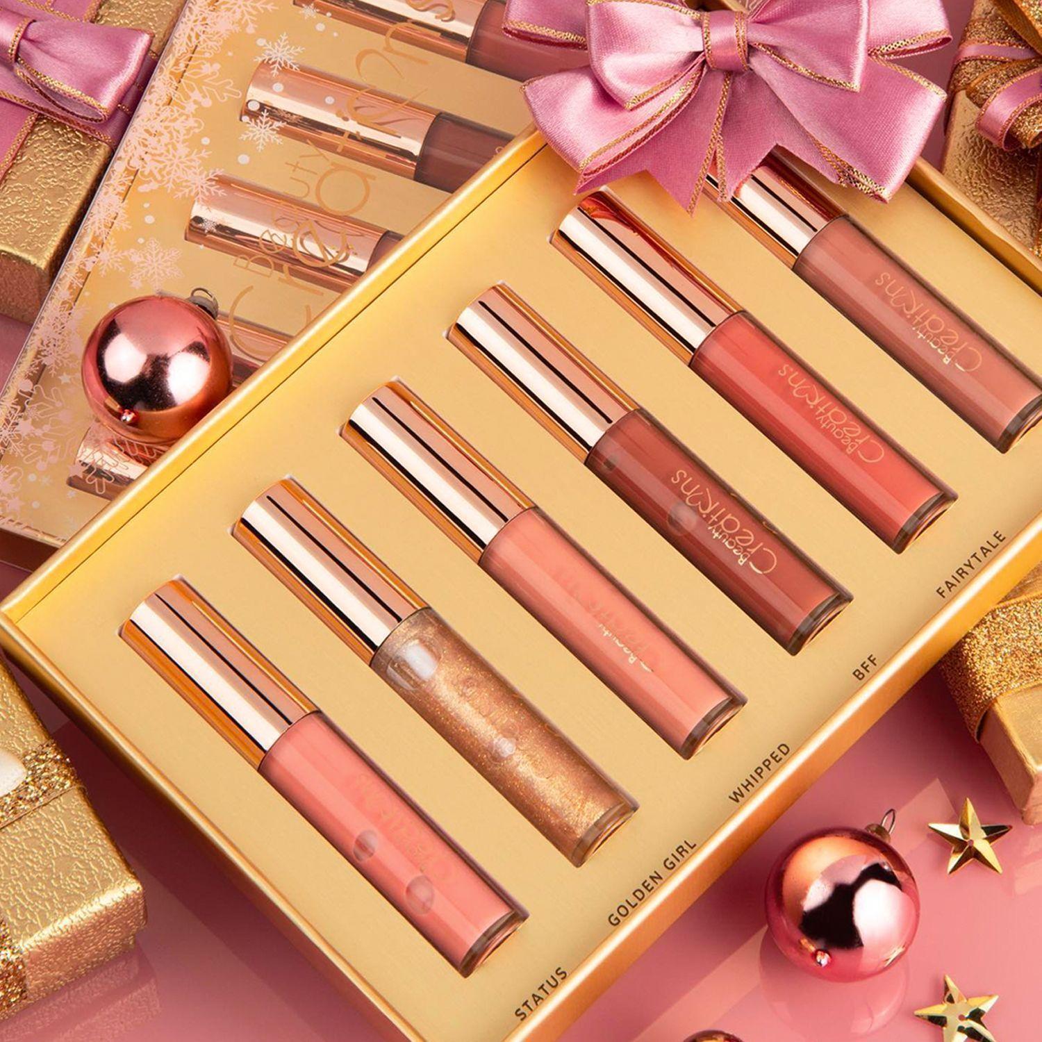 Set de 12 Labiales Holiday "Ultra Dazzle Lipglosses" Vol.1 y Vol.2 Beauty Creations-6