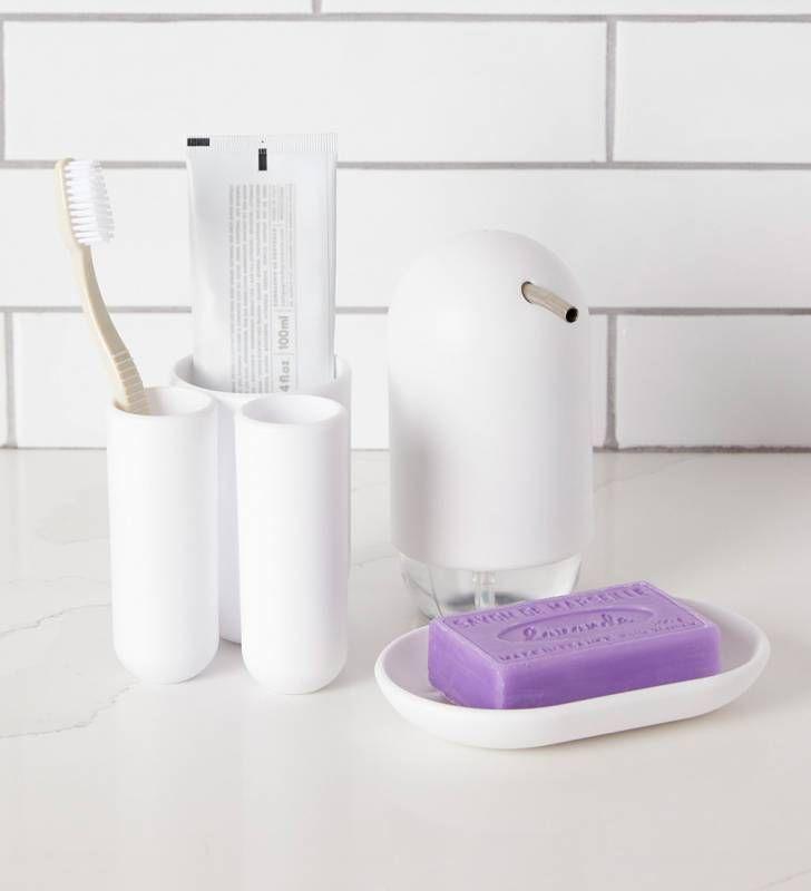 Portacepillo Touch White-2