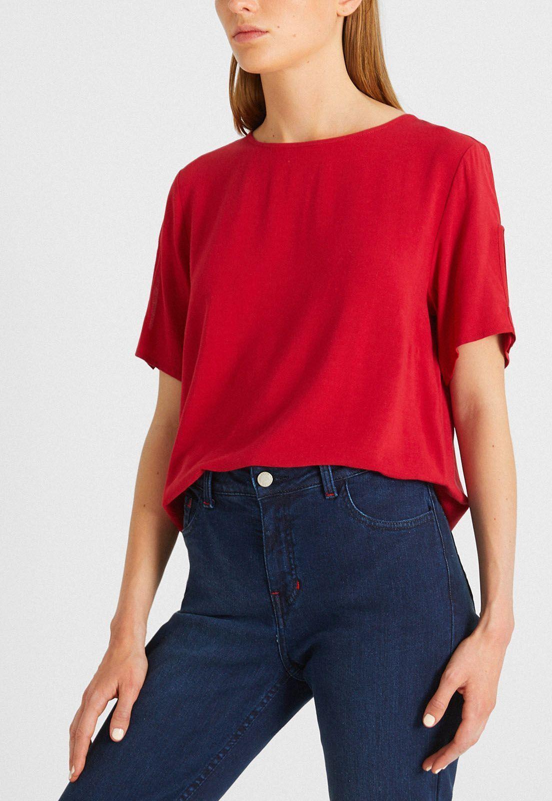 Blusa Garza Rojo-0