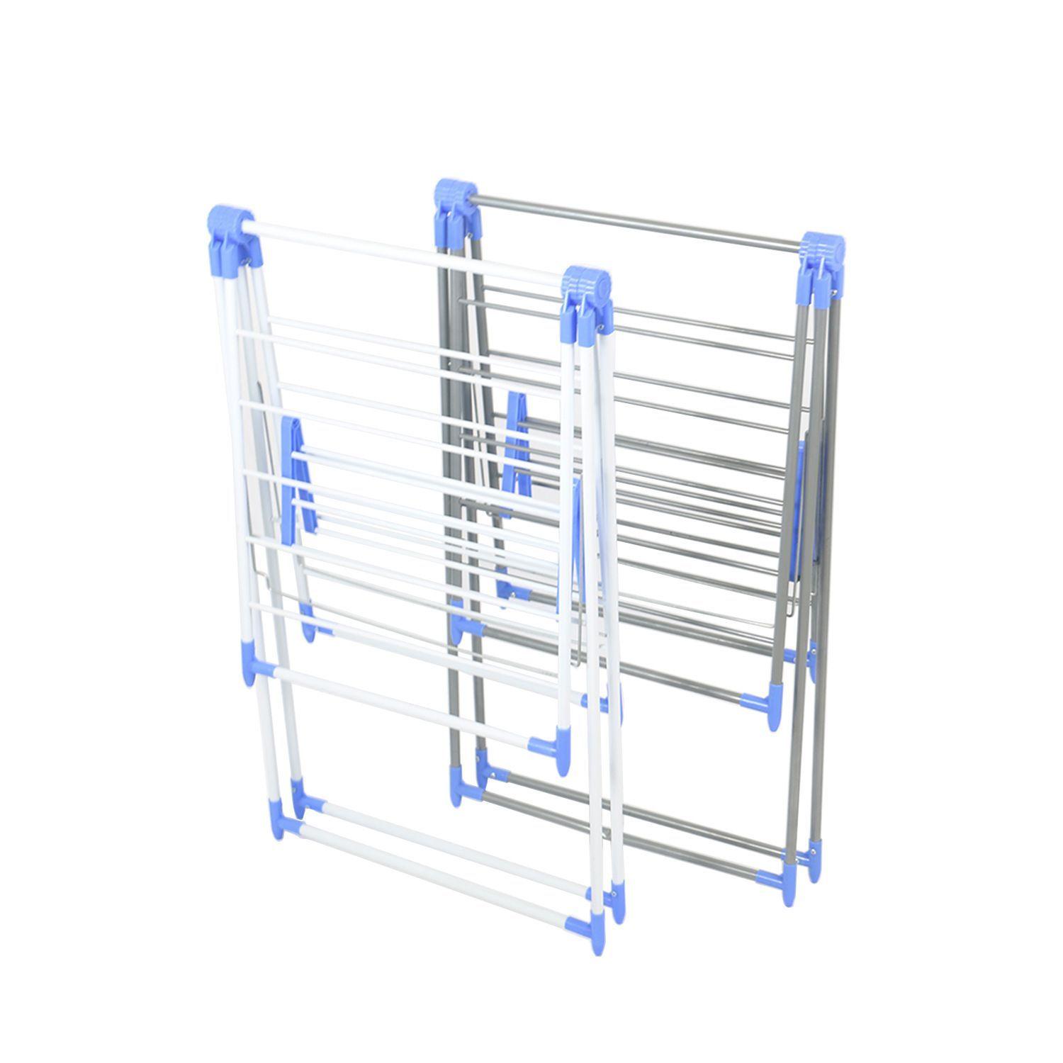 Tendedero De Ropa Plegable Rack 2 Niveles-4