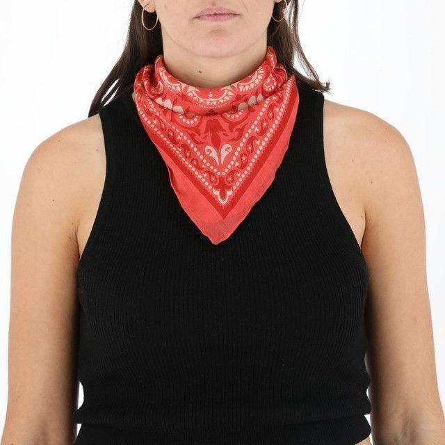 Pañuelo Bandana Roja Western iD-1
