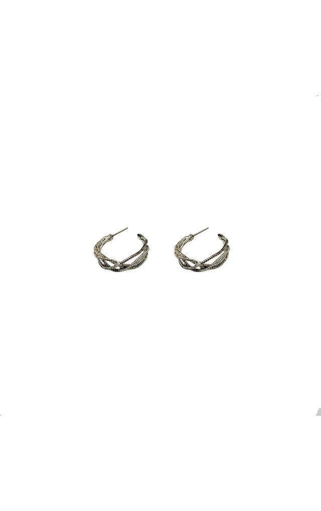 Aro Argolla Twisted Plateado Humana-0