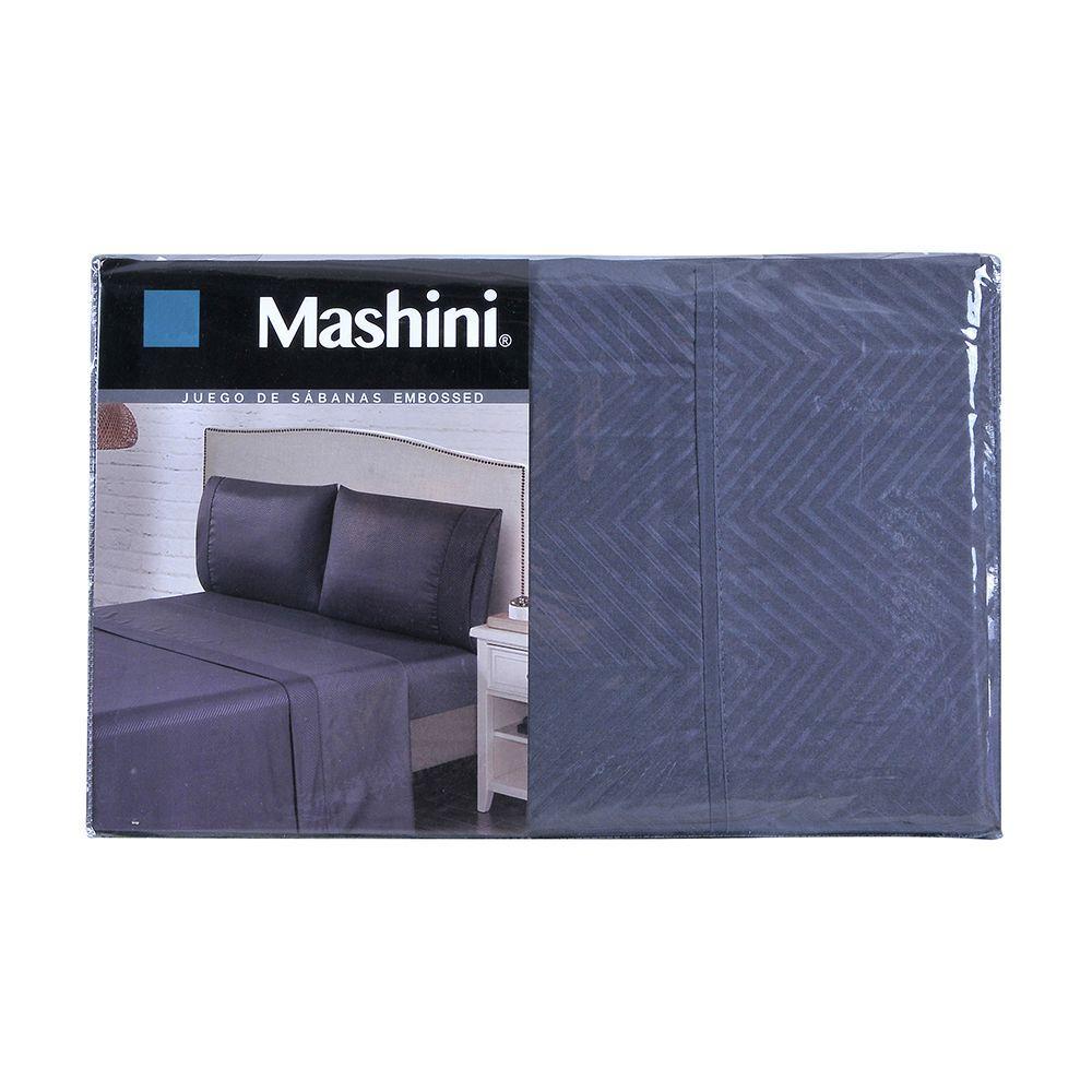 Sabana lisa  MF Embossed 2 P Marengo-2