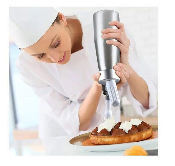 X2 Sifon De Crema Batida Sifon Crema Chantilly Sifon 500ml-3