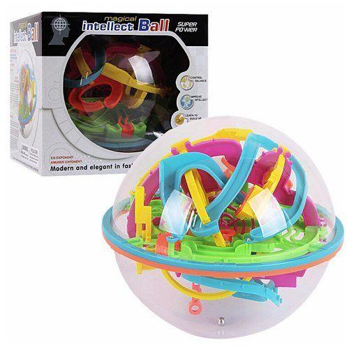 Bola Laberinto 3d Didáctico 138 Niveles -19 Cm-2