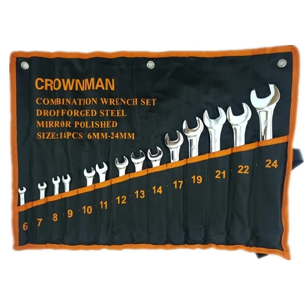 Juego De Llaves Punta De Corona 14 Piezas Crownman-0