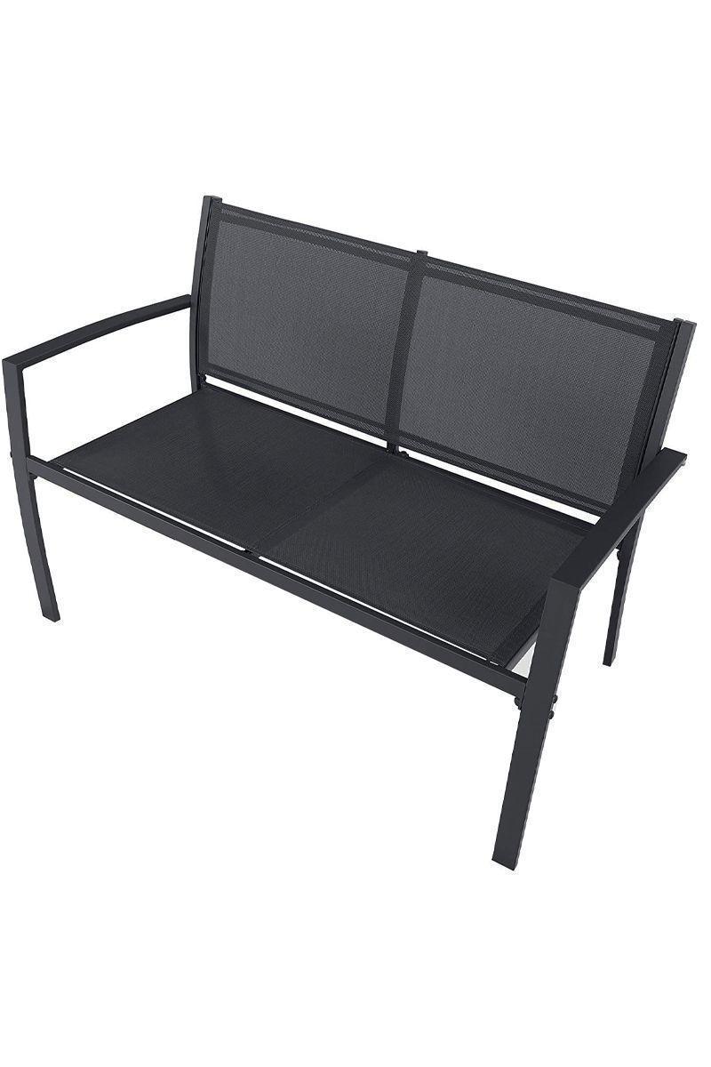 Juego de Terraza Textileno 4 Piezas Negro-4