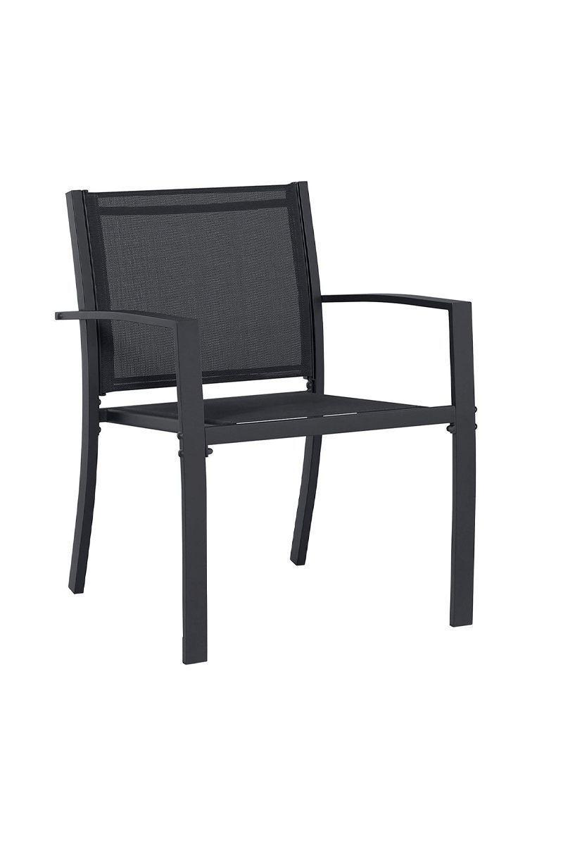 Juego de Terraza Textileno 4 Piezas Negro-3