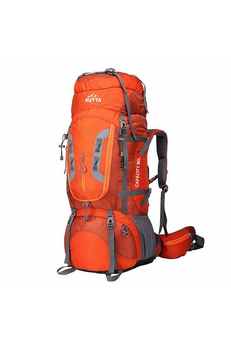 Mochila Outdoor 80 Litros Naranjo-0