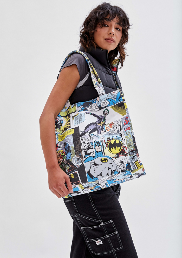 Bolso Guess Go Batman Printed Tote Bag F0E1 MULTICOLOR-3