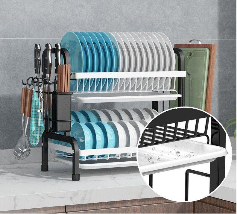 ESCURRIDOR DE LOZA SECAPLATOS 2 NIVELES -1