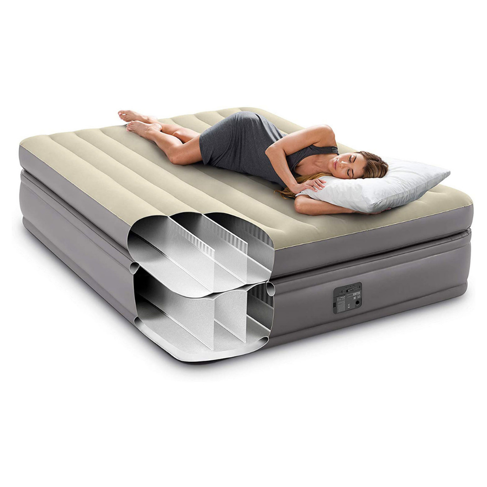 Colchón Inflable Eléctrico 2 Plazas 152x203x51 Cm-3