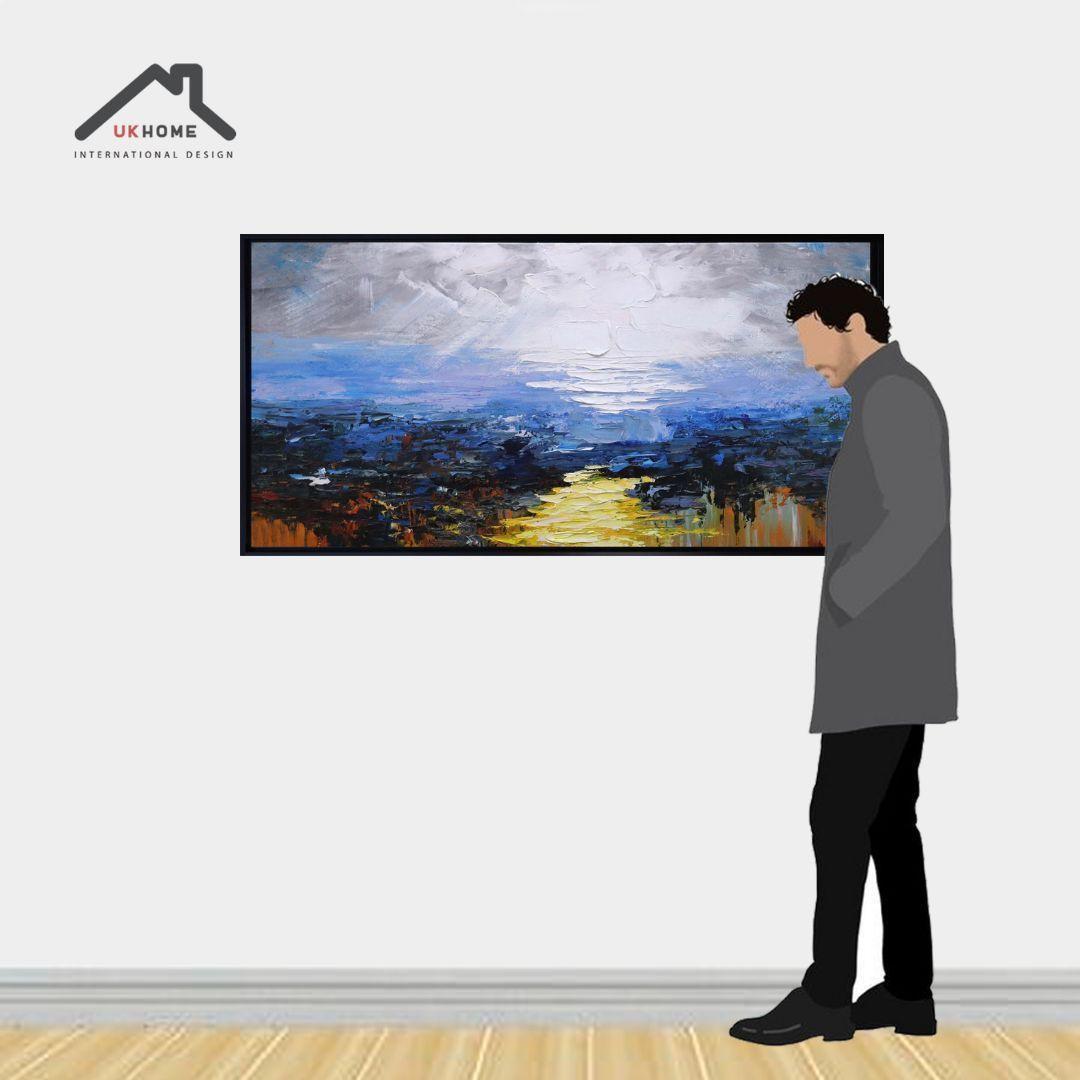 Cuadro Oleo sobre Tela con Marco 200x60 | UKHOME-2