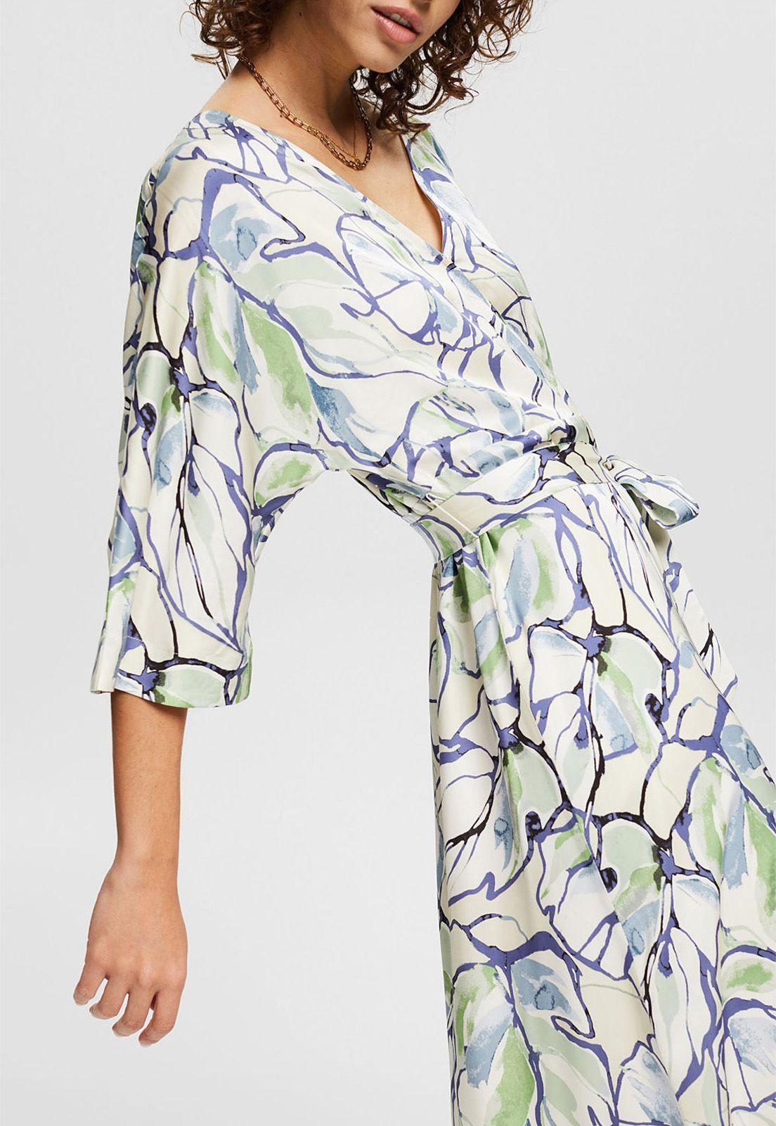 Vestido Con Acabado Satinado Esprit-2