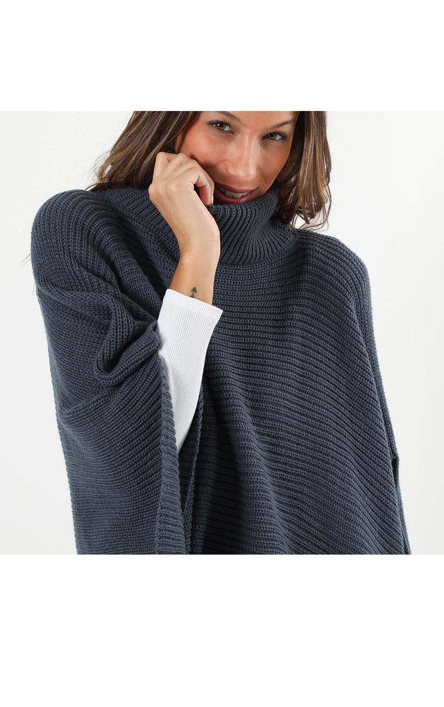 Poncho Azul Mineral i-D-1