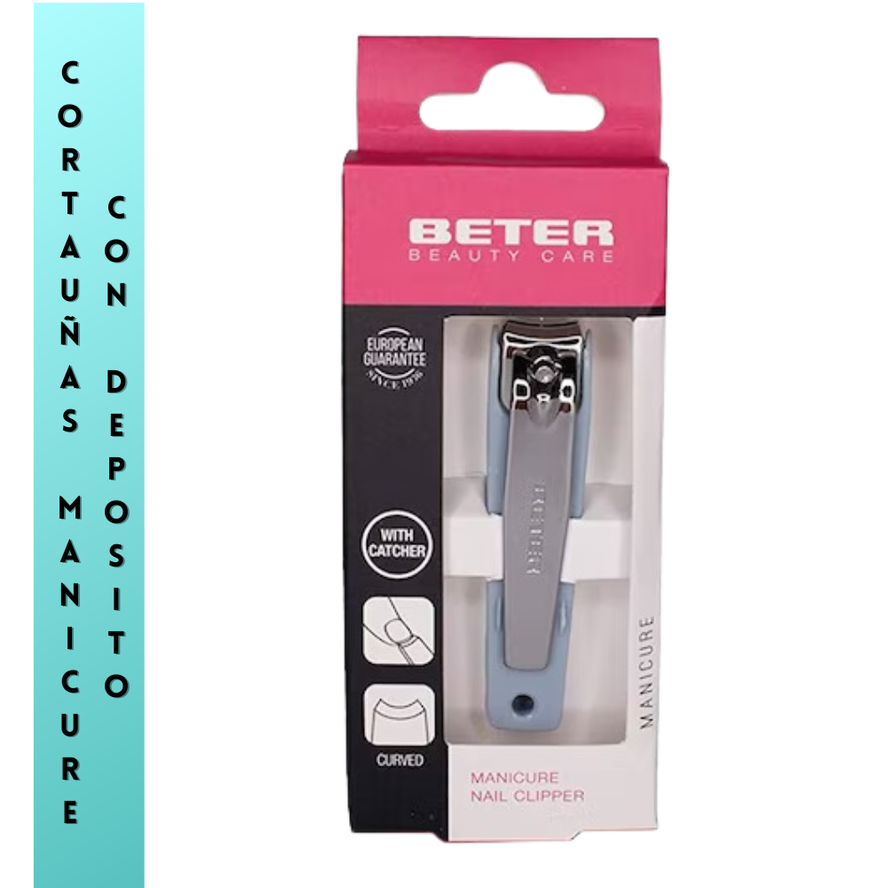 Cortaúñas beter manicure + deposito cromado -0