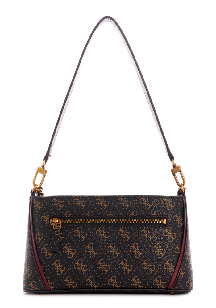 Cartera Izzy Top Zip Shoulder Bag Bgo Café Guess-1