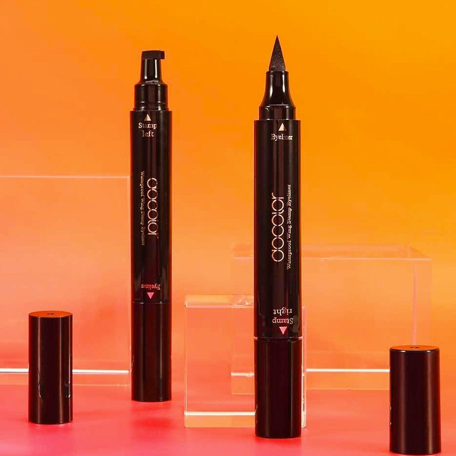 Delineador Líquido Dúo con Sello ala para "Cat Eye" Docolor-4