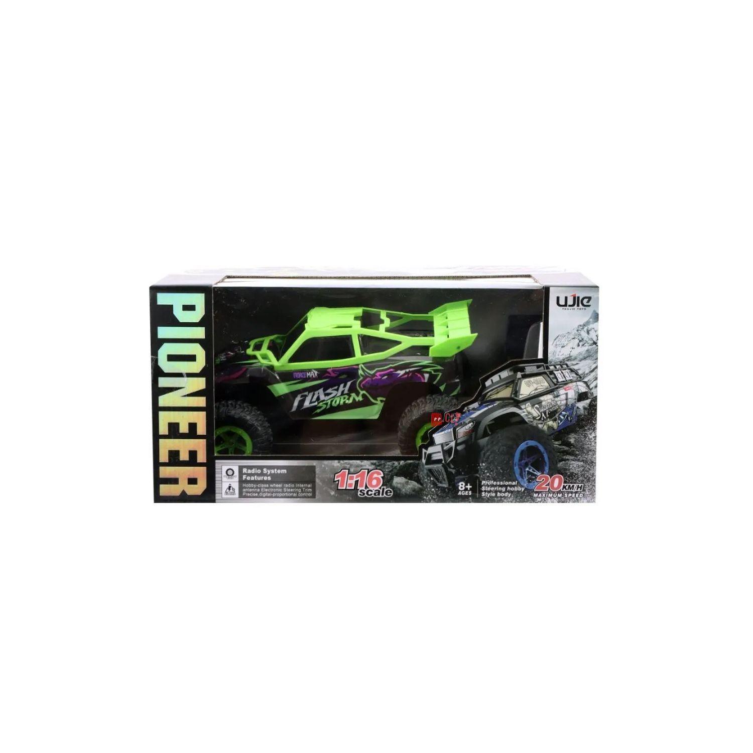 Jeep A Control Remoto 1:16 Recargable 20k/h Verde - PuntoStore-3