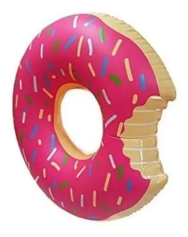 Flotador Dona Rosquilla Inflable 120cm Piscina Verano Niño-0