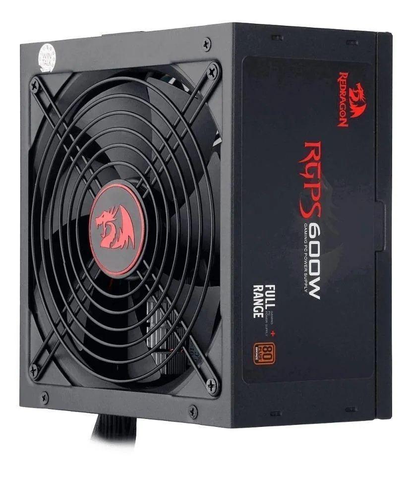 Fuente de poder para PC Redragon RPGS GC-PS002 600W negra 100V/240V-5