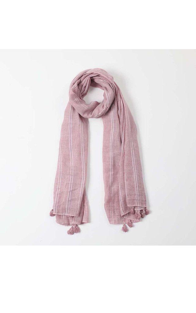 Pañuelo Liso Rosado Lineas Humana-0