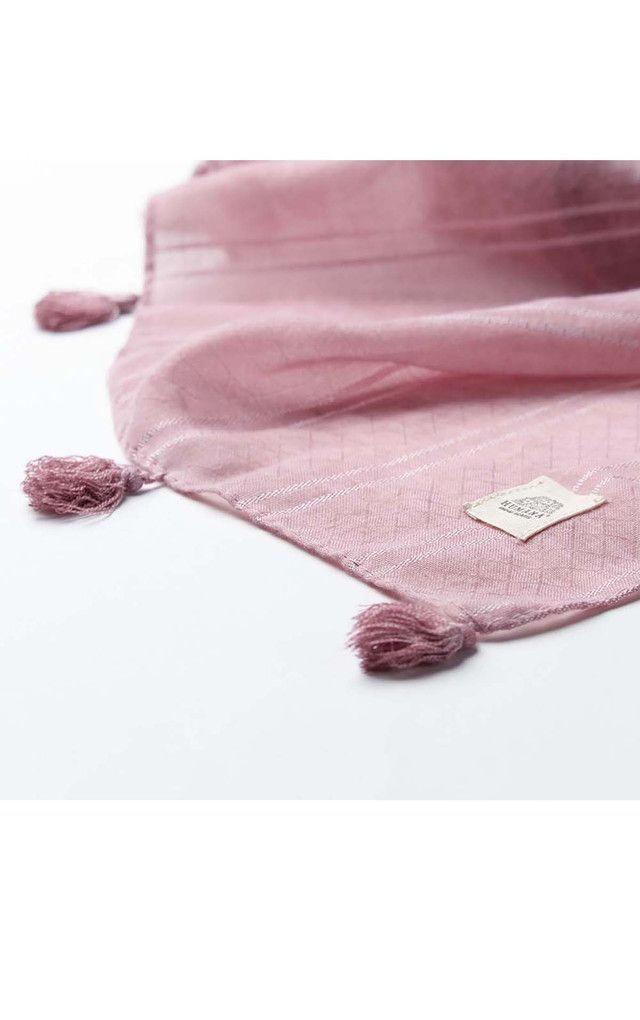 Pañuelo Liso Rosado Lineas Humana-1