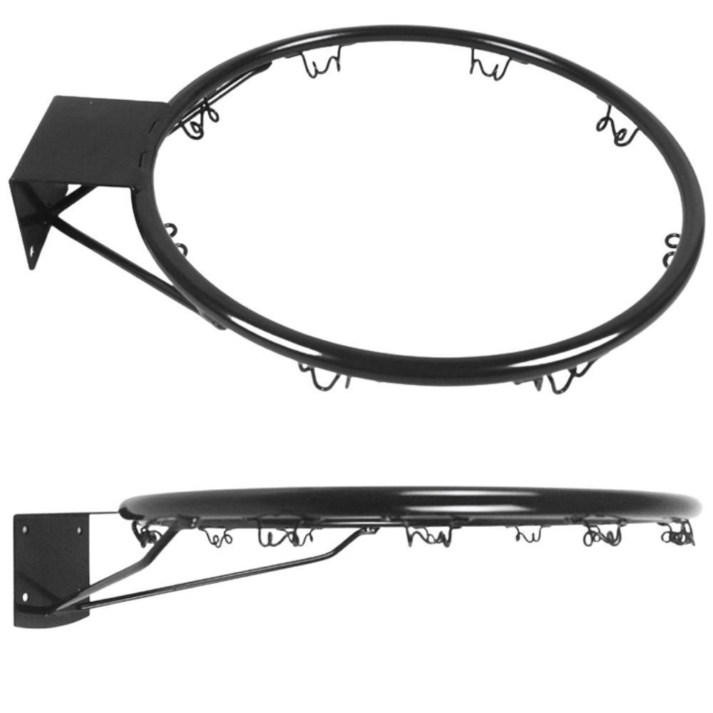 Aro de Basketball Tamaño Oficial 45 cm Acero Negro-2