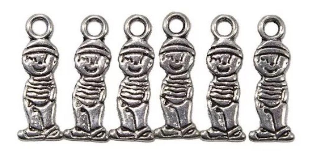 Dijes Chiche Bisutería Pack 50 Unds Modelo Niño Ch28-1