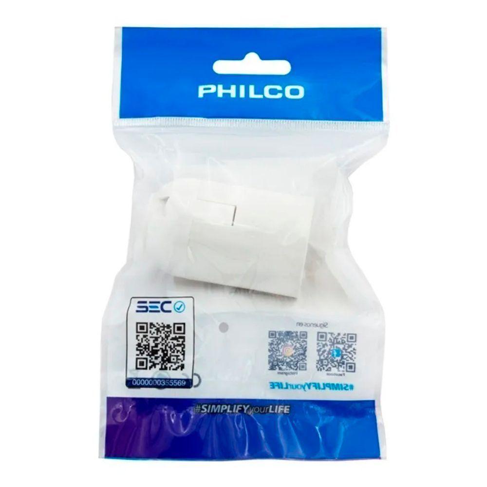 PORTA LAMPARAS R27 SIMPLE 250V 10A BLANCO-1