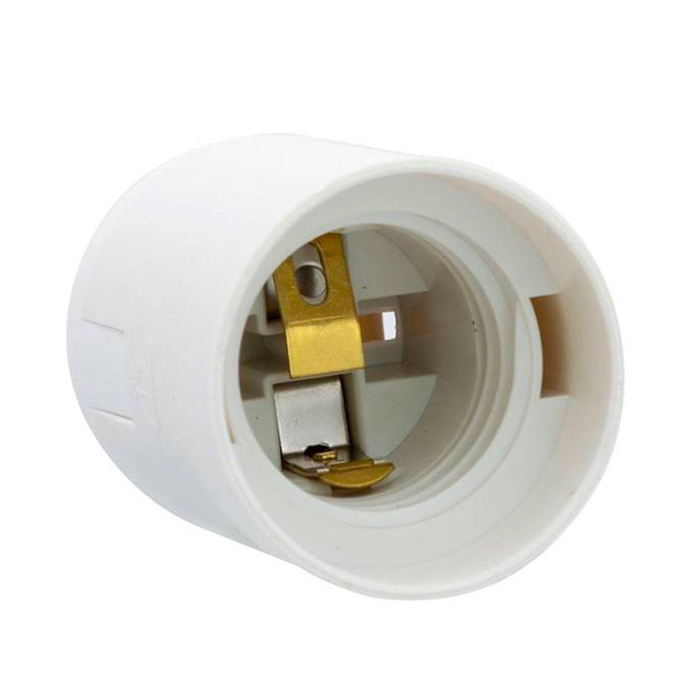PORTA LAMPARAS R27 SIMPLE 250V 10A BLANCO-0