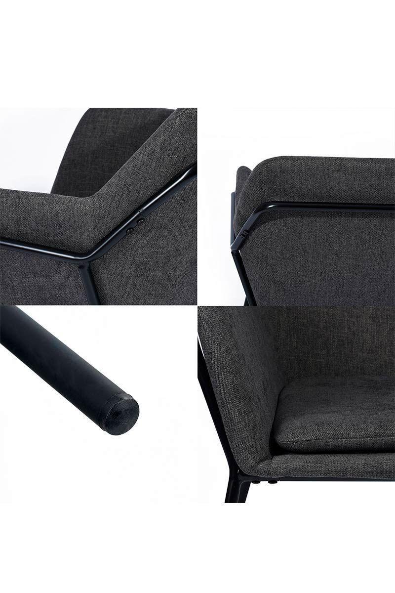 Sitial Moderno Tela Apoyabrazos-4