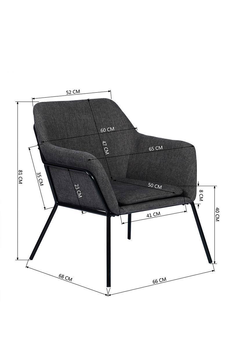 Sitial Moderno Tela Apoyabrazos-2