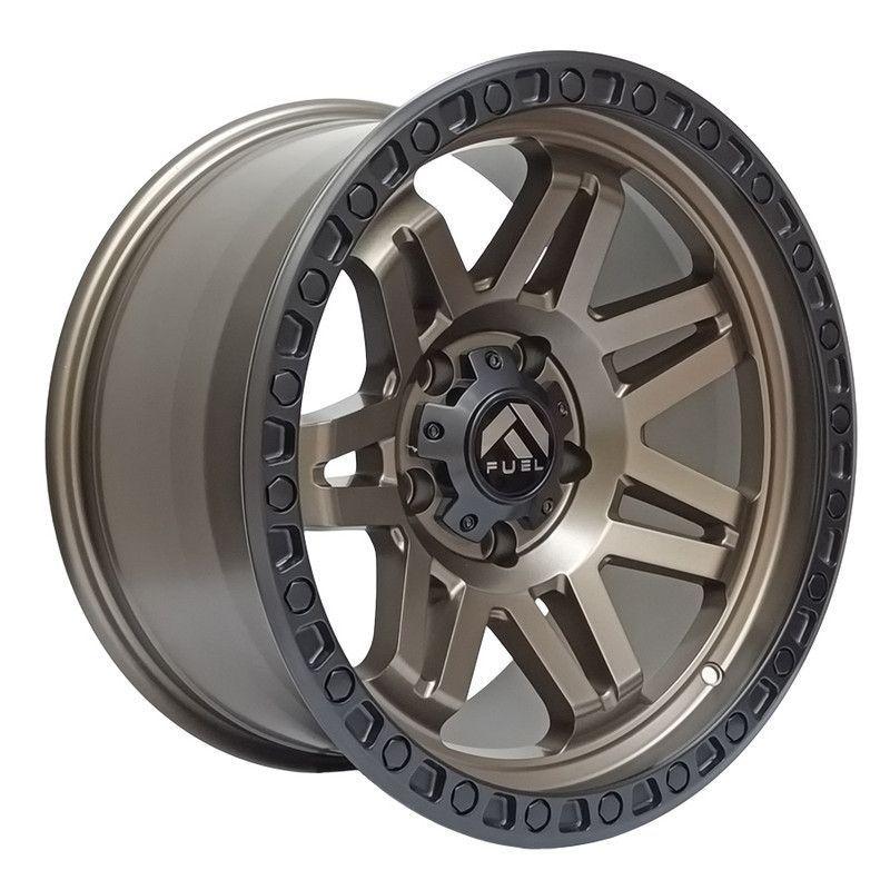 SET 4 LLANTA 17X9 5X127 ET-12 MBRNZ-LMB SYNDACATE REPLICA-0