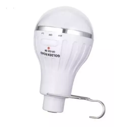 Ampolleta Led Con Panel Solar 7 Horas De Luz Usb-3