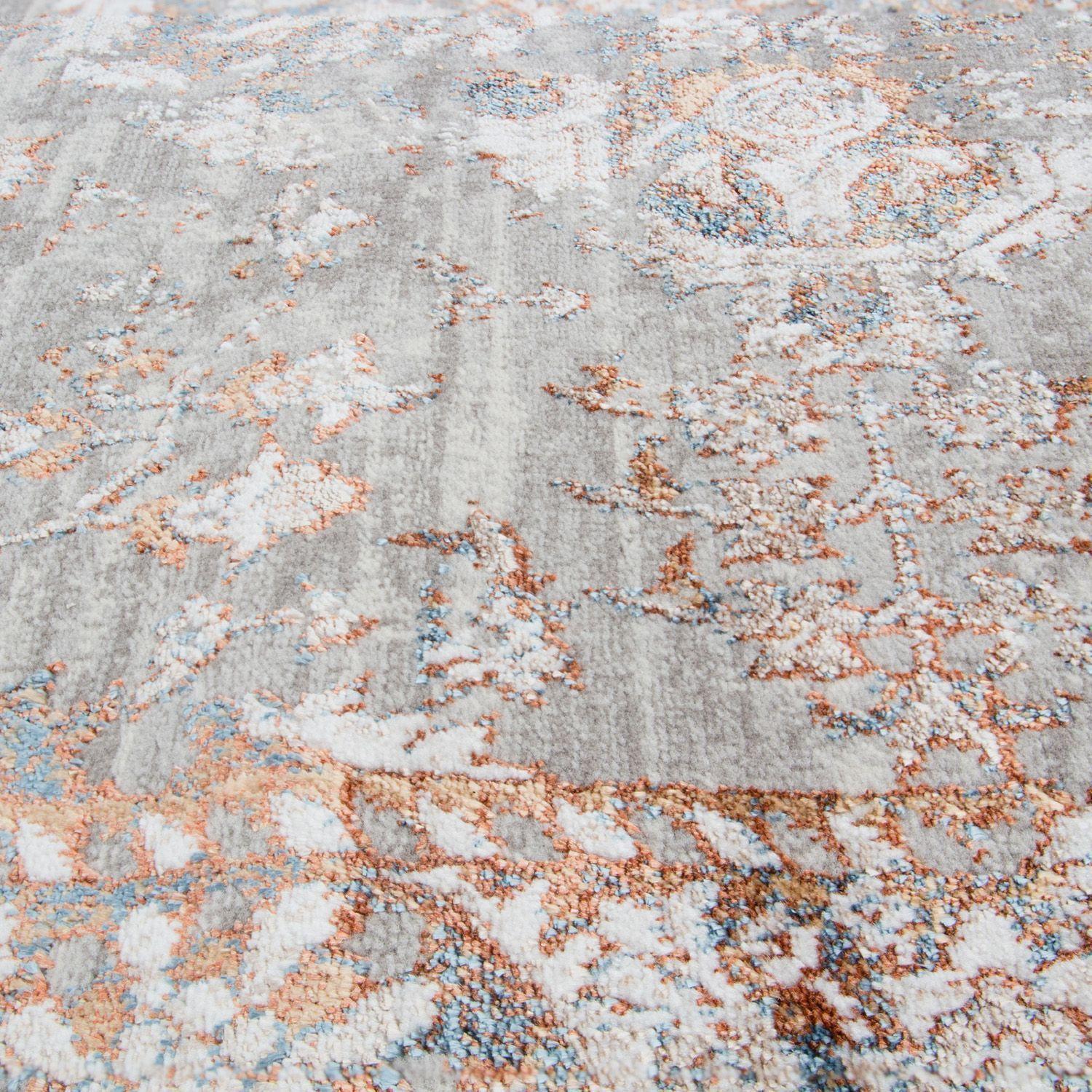 Alfombra Diseño Tradicional Gruesa200x300cms.Gris -1